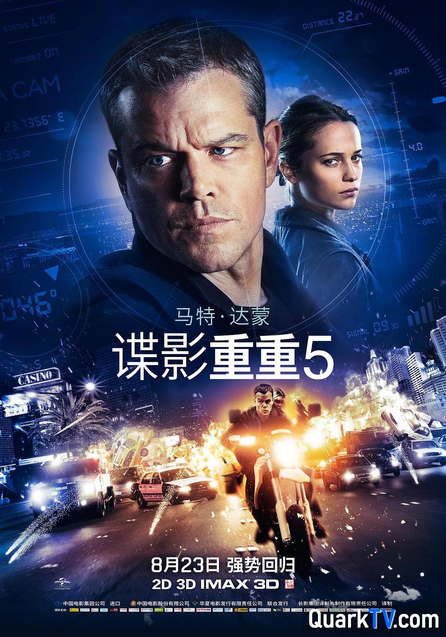 阿里云网盘 谍影重重.5部合集.1080p.国语英语.中英双字 百度云迅雷网盘资源免费下载HD1080p高清版本-热文榜资源