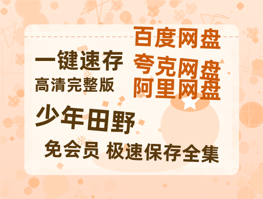 夸克网盘《少年田野》在线免费观看【1080p高清】百度云网盘 阿里云网盘 夸克网盘 资源资源链接-热文榜资源
