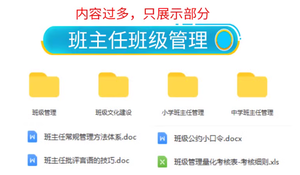 图片[7]-班主任工作资料包小学初中高中班级管理手册工作总结主题班会ppt-热文榜资源