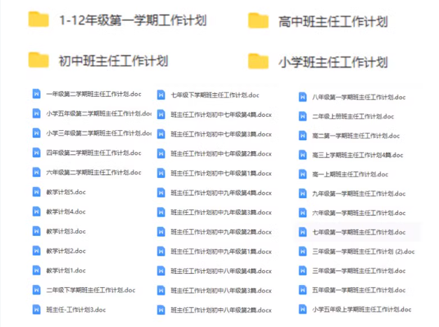 图片[2]-班主任工作资料包小学初中高中班级管理手册工作总结主题班会ppt-热文榜资源